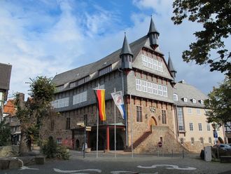 Rathaus von Fritzlar am Tag der Deutschen Einheit 2012